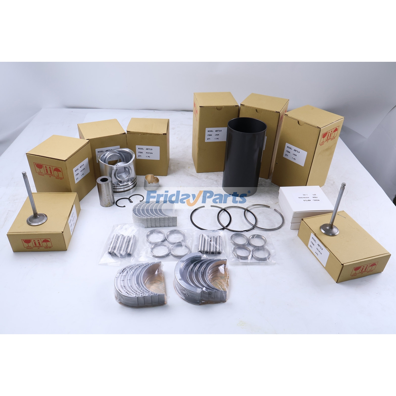 Kit de reconstrucción y reacondicionamiento 3802100 3907156 para motor Cummins 4BT3.9 para Motor