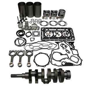 Kit de reconstrucción de reacondicionamiento estándar del motor D902 y bielas de 3 piezas con cigüeñal para Kubota BX2230D BX24 BX25 RTV900 RTV900G
