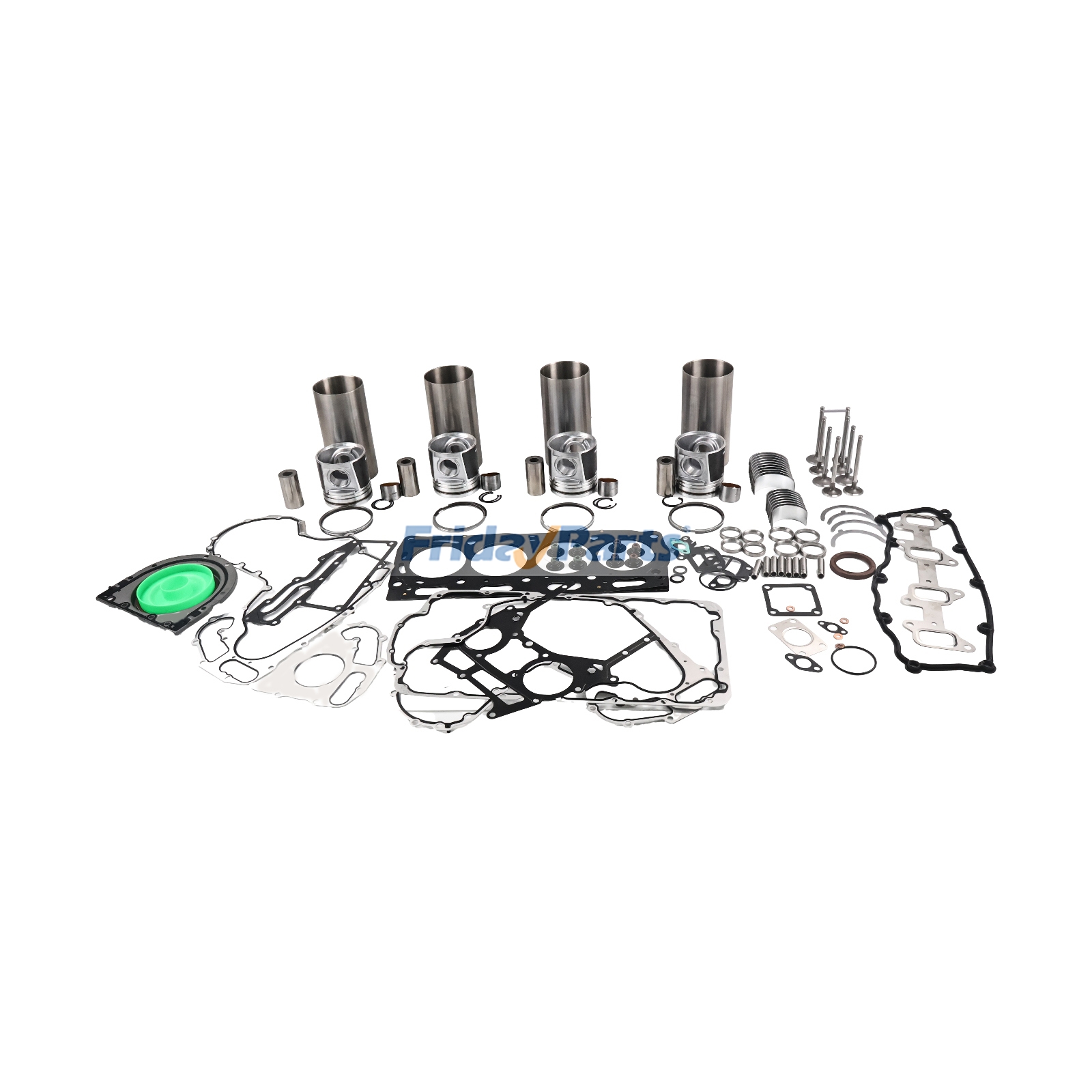 Kit de reconstrucción y reacondicionamiento 508-1898 para motores Caterpillar CAT 3054E Excavadora 312D2 313D2 315C 318D2 Cargadora 414E 416F 420D 420F 422E 424D 428E 430E 442D 444F para Compactador,Motor,Excavadora,Generador,Pala cargadora,Manipulador telescópico
