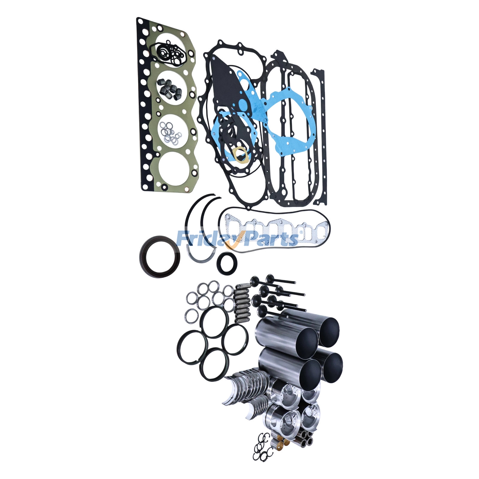 Overhaul Rebuild Kit compatible with Engine