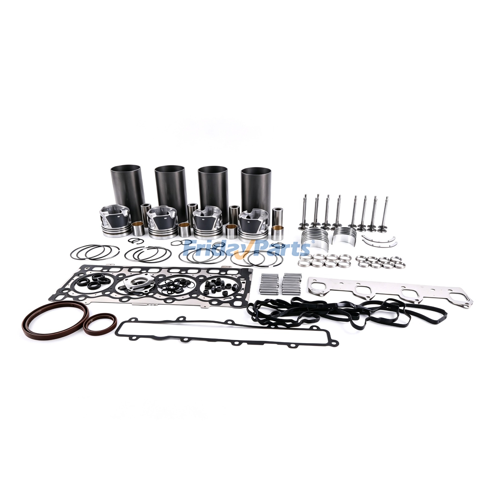 Overhaul Rebuild Kit 7443659 for Hyundai Engine DM03 Bobcat Loader B760 T86 S86 Excavator E145 Telehandler T35.105L TL30.70 TL30.60 TL723
