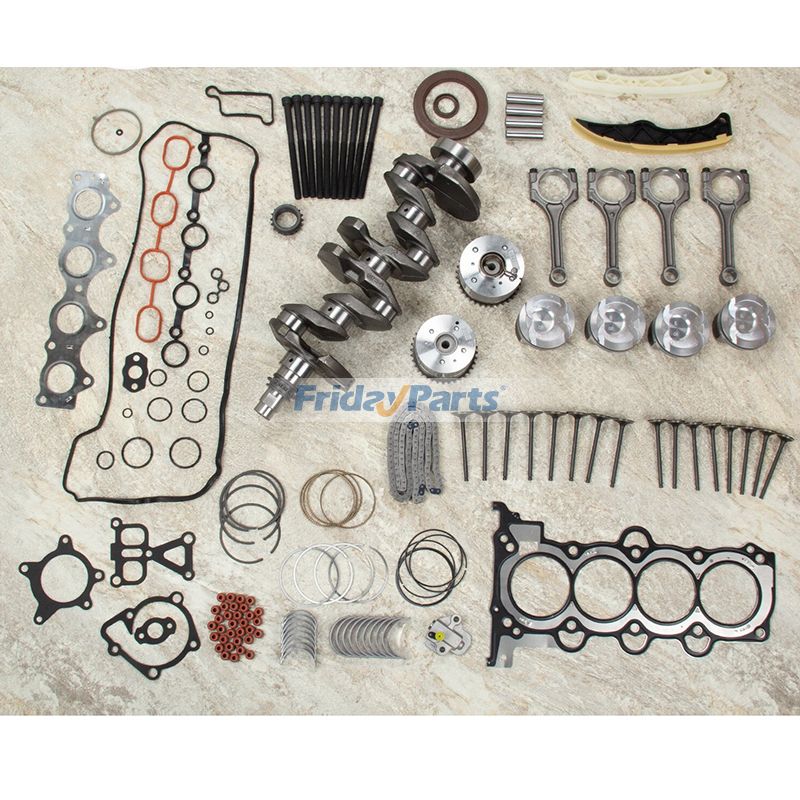 Überholungs- und Umbausatz sowie Kurbelwellen- und Steuersatz für Hyundai-Motor G4FD 1,6 l