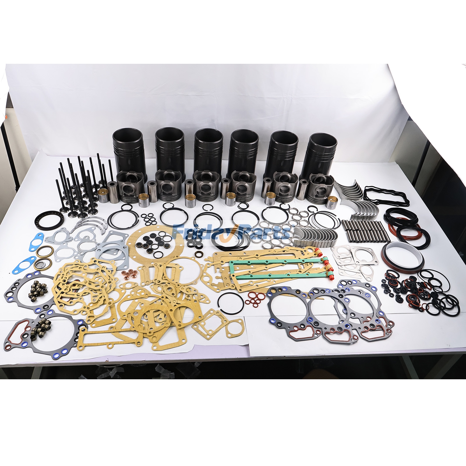 Kit de reconstrucción y reacondicionamiento para motor Komatsu SAA6D125E-6