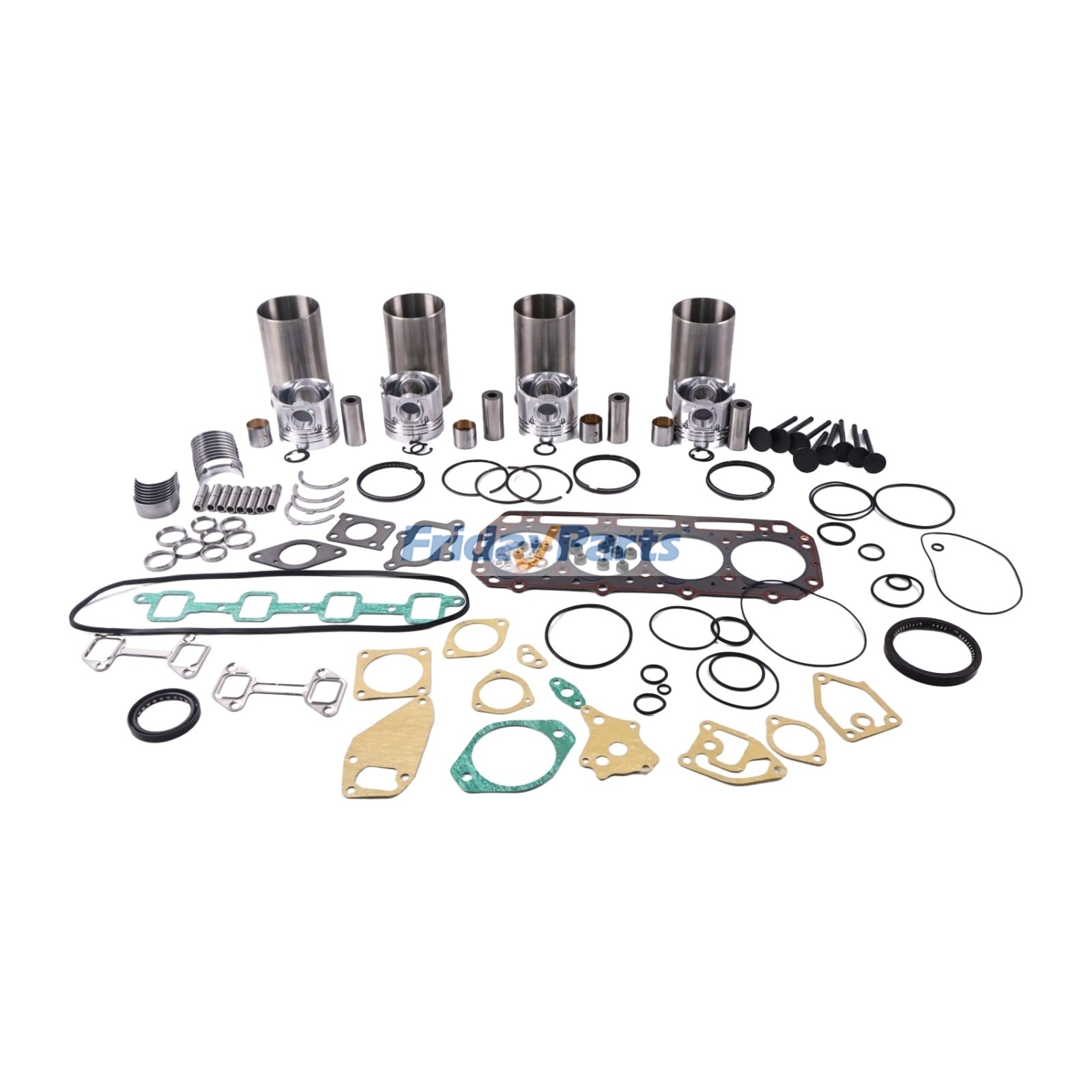 Overhaul Rebuild Kit compatible with Engine,Forklift,Tractor