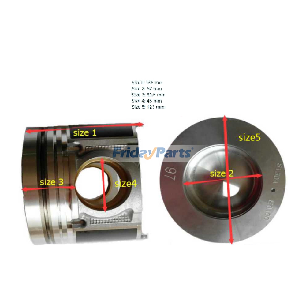 Kit de reconstrucción y reacondicionamiento para motor Doosan DF12TIH-F 