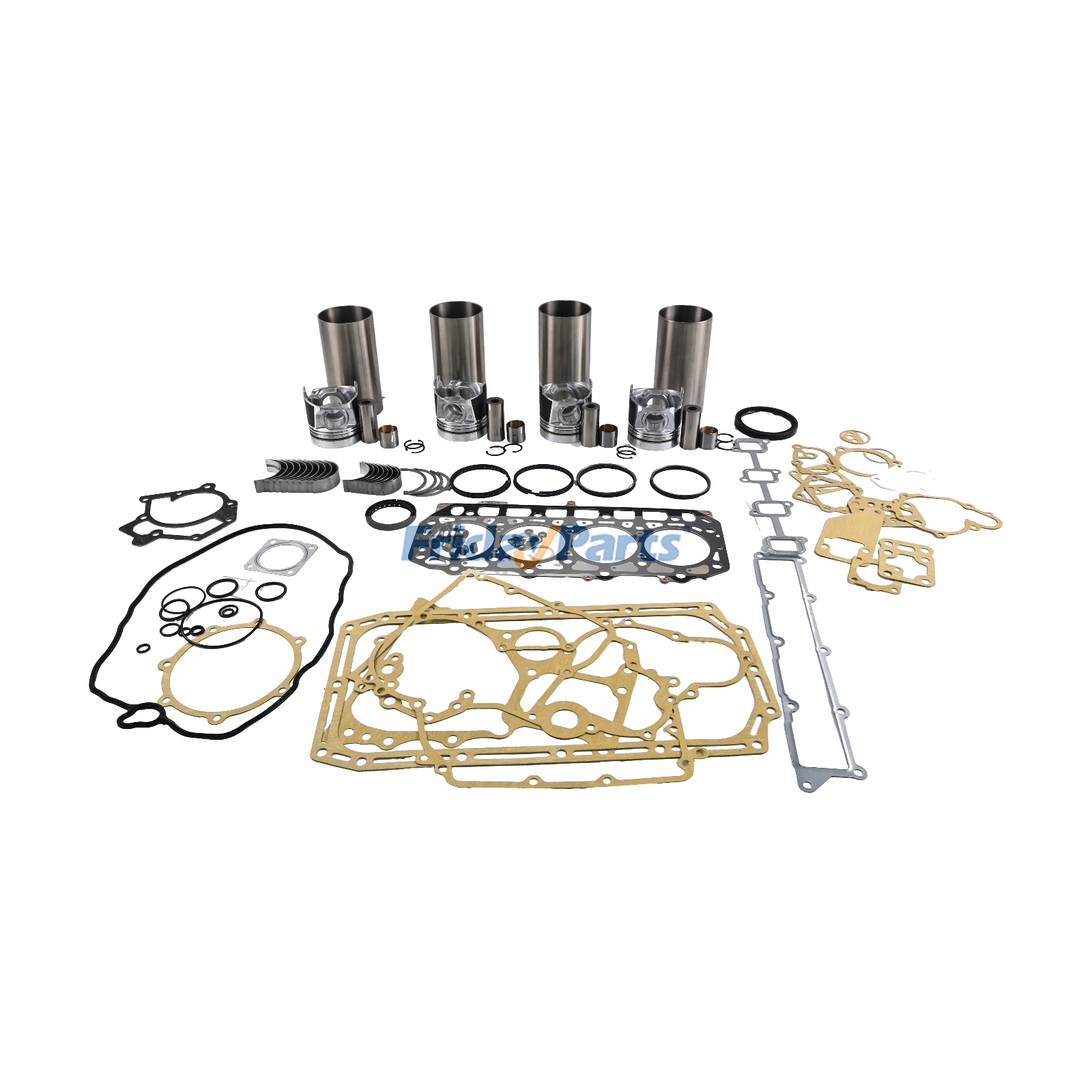 Kit de reconstrucción y reacondicionamiento para motor Yanmar 4TNV94CHT para cargadoras John Deere 328E, 329E, 330G, 332E, 332G y 333E. Para JOHN DEERE