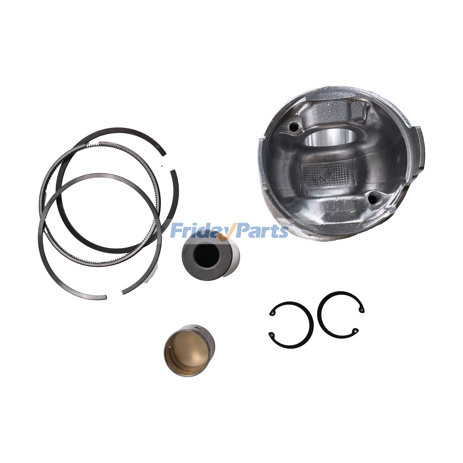 Kit de reconstrucción y reacondicionamiento para motor Yanmar 4TNV94CHT para cargadoras John Deere 328E, 329E, 330G, 332E, 332G y 333E.