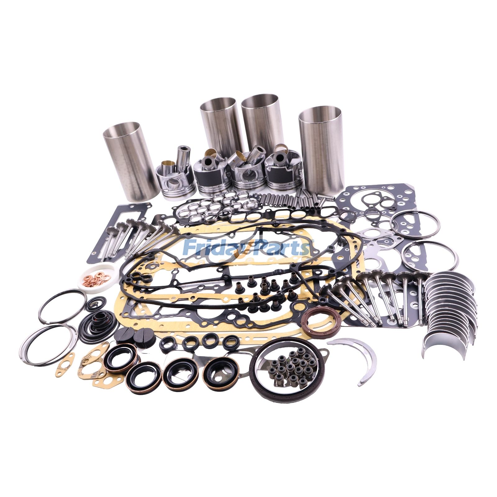 Kit de reconstrucción y reacondicionamiento para motor Isuzu 4JJ1, camión NPR, NQR, NHR, NKR, ELF, camioneta TFR, TFS, 3,0 L