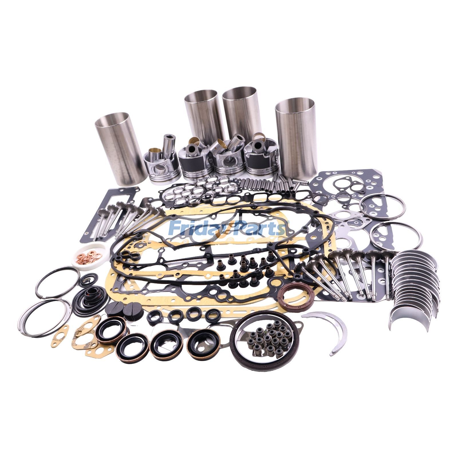 Kit de reconstrucción y reacondicionamiento para motor Isuzu 4JJ1, excavadora Sumitomo SH120-5 SH130-5 SH160-5