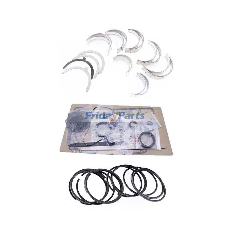 Kit de révision et de reconstruction pour moteur Isuzu 3AF1 tracteur Iseki TU1700 TU1701 TU1901 TU180 TU185 TU225