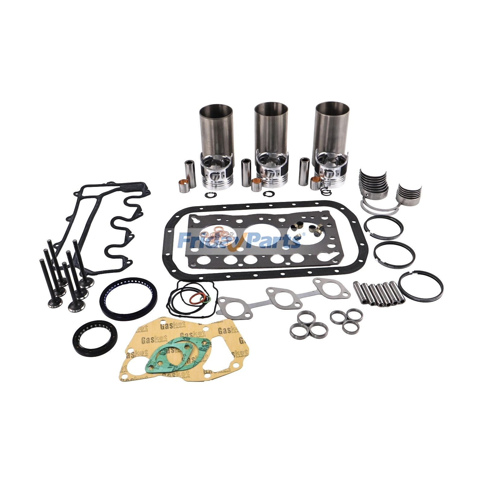 Kit de reconstrucción y reacondicionamiento para motor Isuzu 3LA1 3LA1-PA01 para Motor,Excavadora,Montacargas,Generador,Tractor