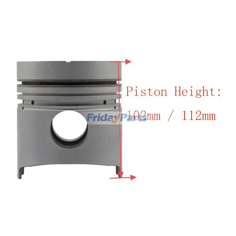 Kit de reconstrucción y reacondicionamiento de motor para excavadora Hitachi Isuzu 4BB1 UH-035 UH-037 Para HITACHI