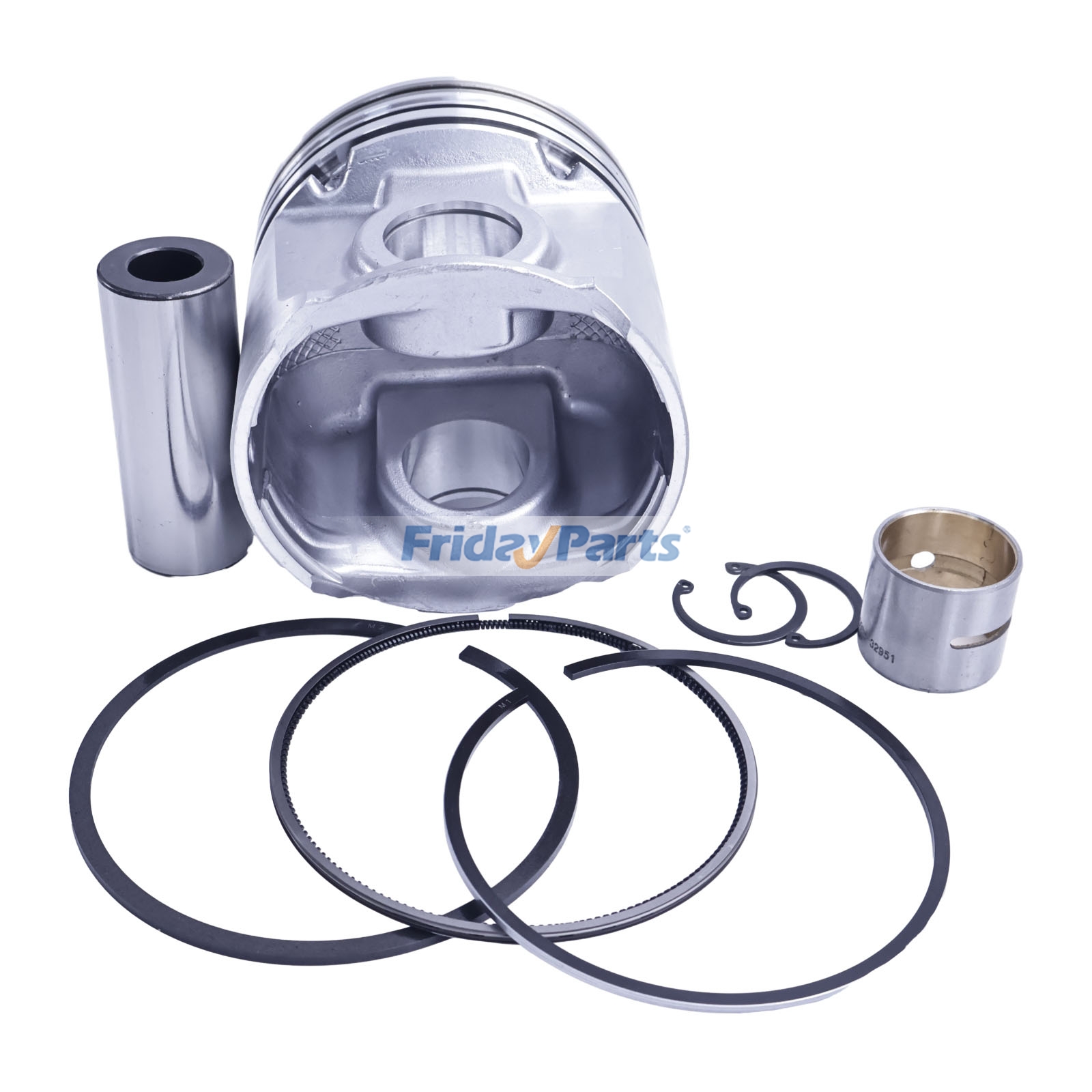 Kit de reconstrucción de revisión general STD para pistón de motor John Deere 3029D/T RE520573 de FridayParts