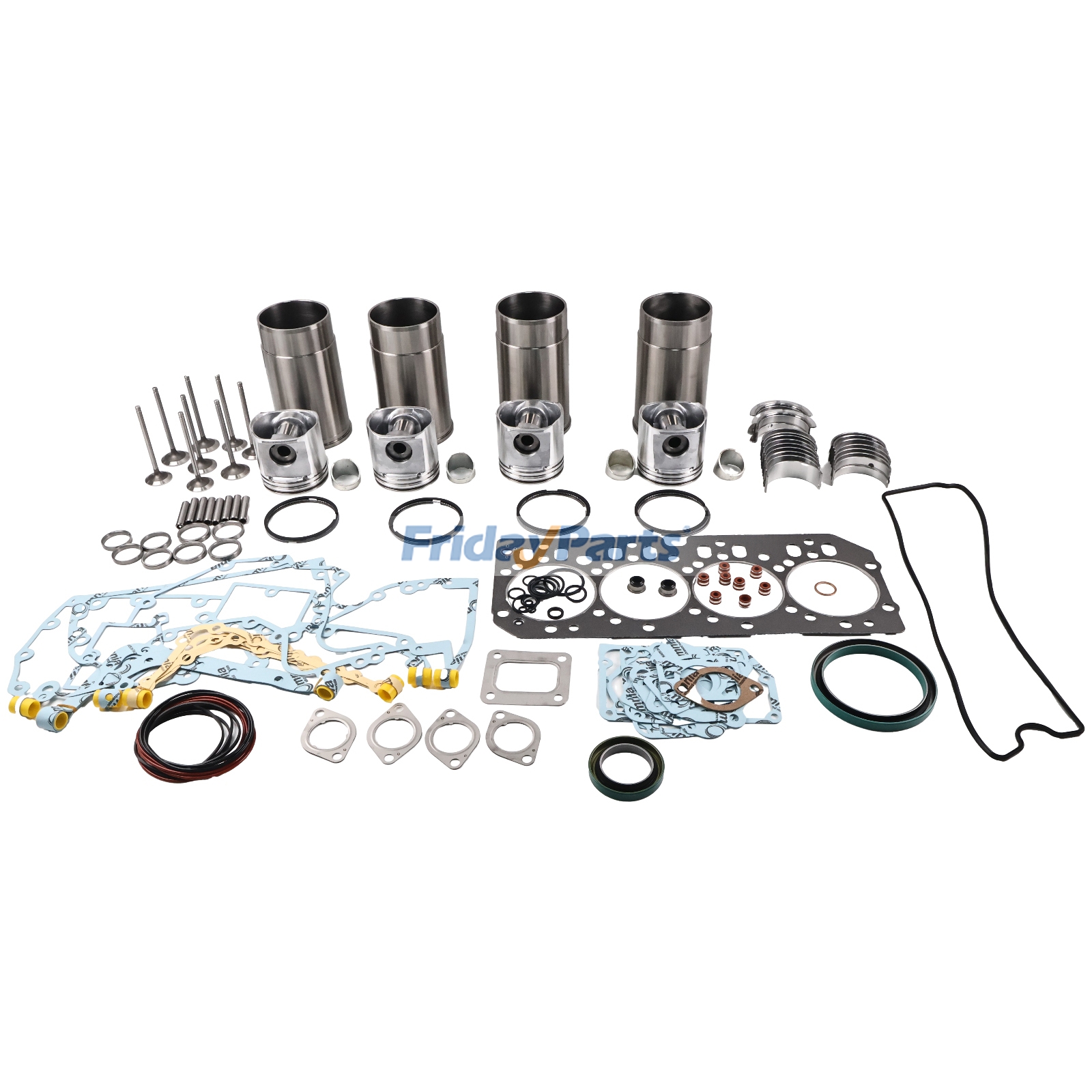 Kit de révision standard pour piston de moteur John Deere 4045T/H RE55512 RE505102