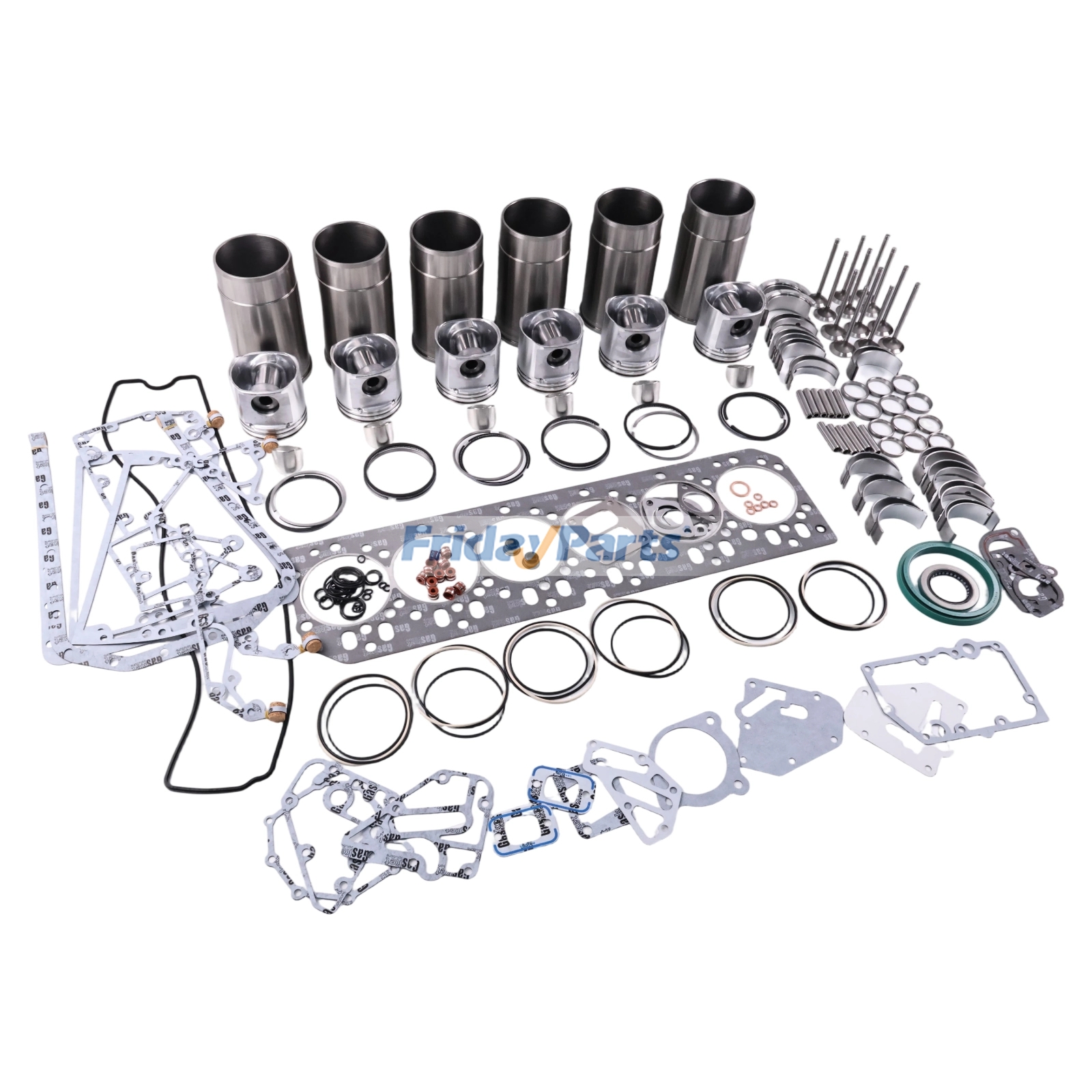 Overhaul Rebuild Kit for John Deere Engine 6068T/H Piston RE55512 RE505102