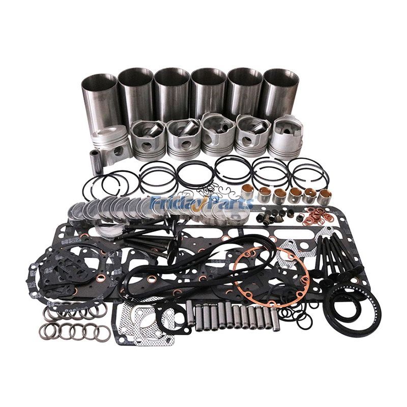 Kit de reconstrucción para motor Komatsu 6D105-1 S6D105-1 Motoniveladora GD200A-1 GD300A-1 GD405A-1 GD611A-1 GD621A-1 GD621R-1 GD661A-1