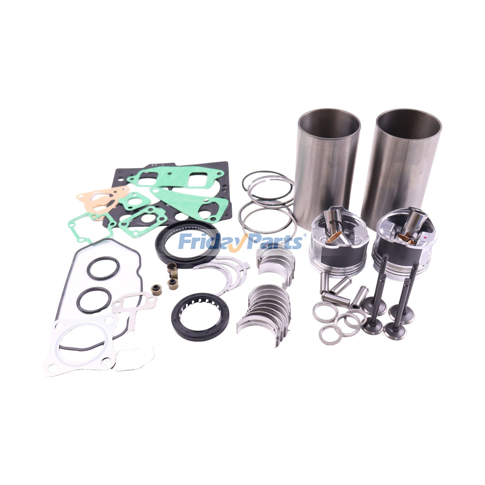 Kit de reconstrucción y reacondicionamiento para motor Komatsu 2D68E-3 Excavadora PC03-2 PC10UU