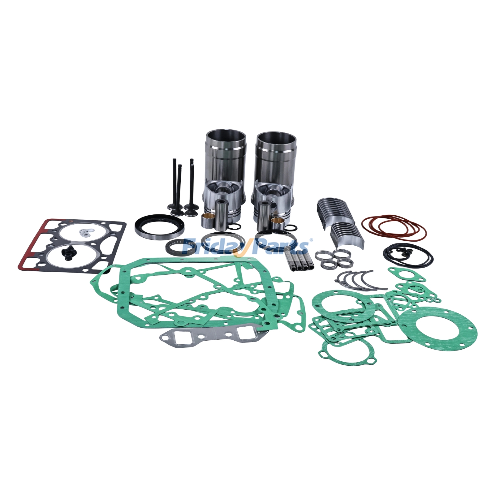Overhaul Rebuild Kit for Komatsu Engine 2D94 2D94-2 Excavator PC02-1 PC04-1 Loader WA30-1 Generator EG15S-3 EC25Z-1
