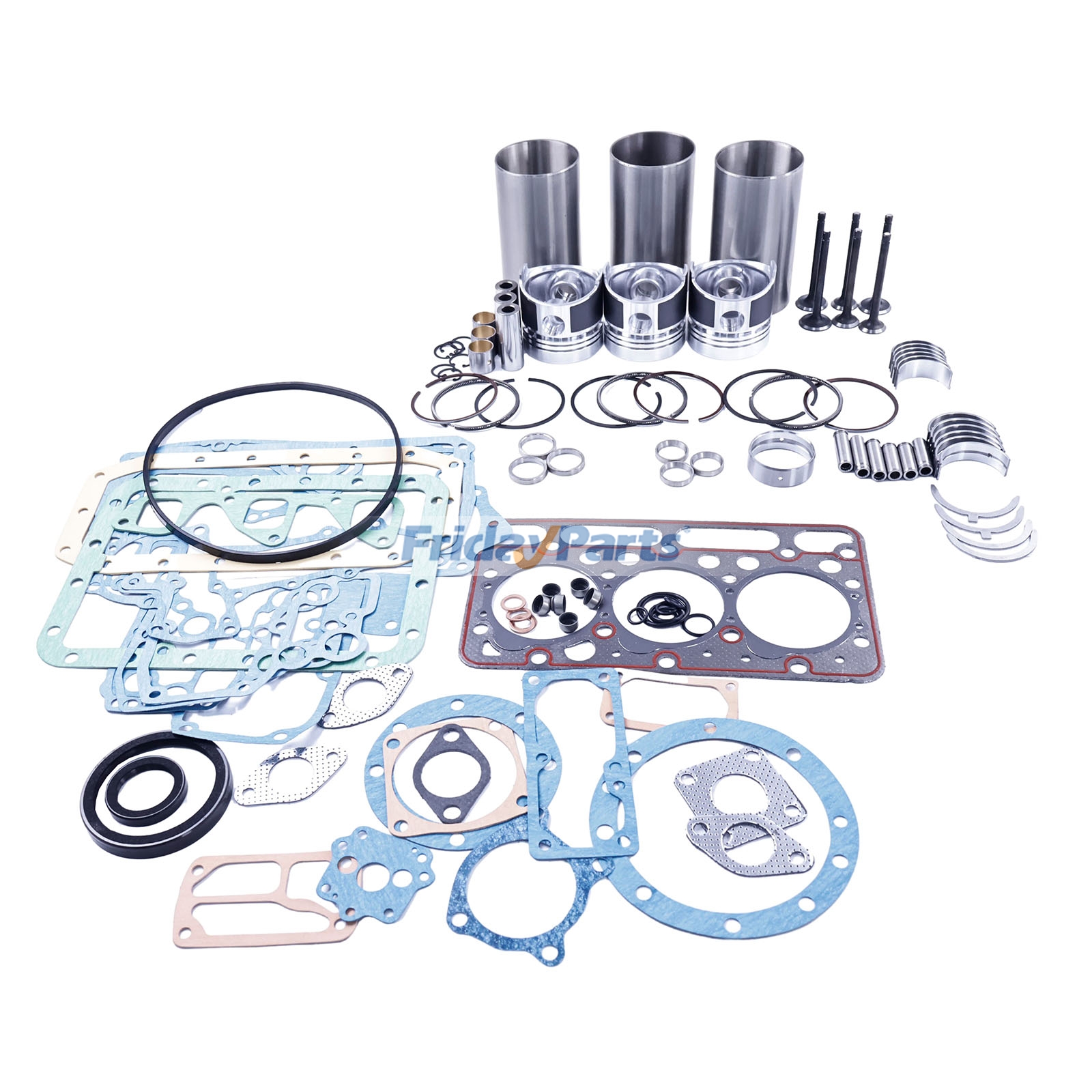 Overhaul Rebuild Kit for Kubota Engine D1301 D1301DA D1301-A D1301-DI Tractor L295DT L295F L305 L305DT