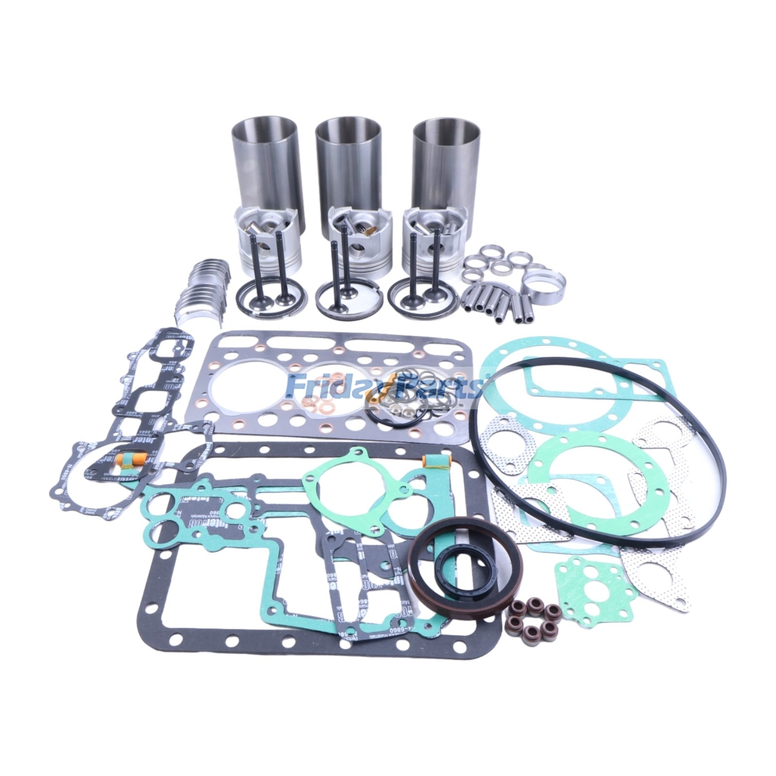 Overhaul Rebuild Kit Mustang compatible with Engine,Excavator,Loader