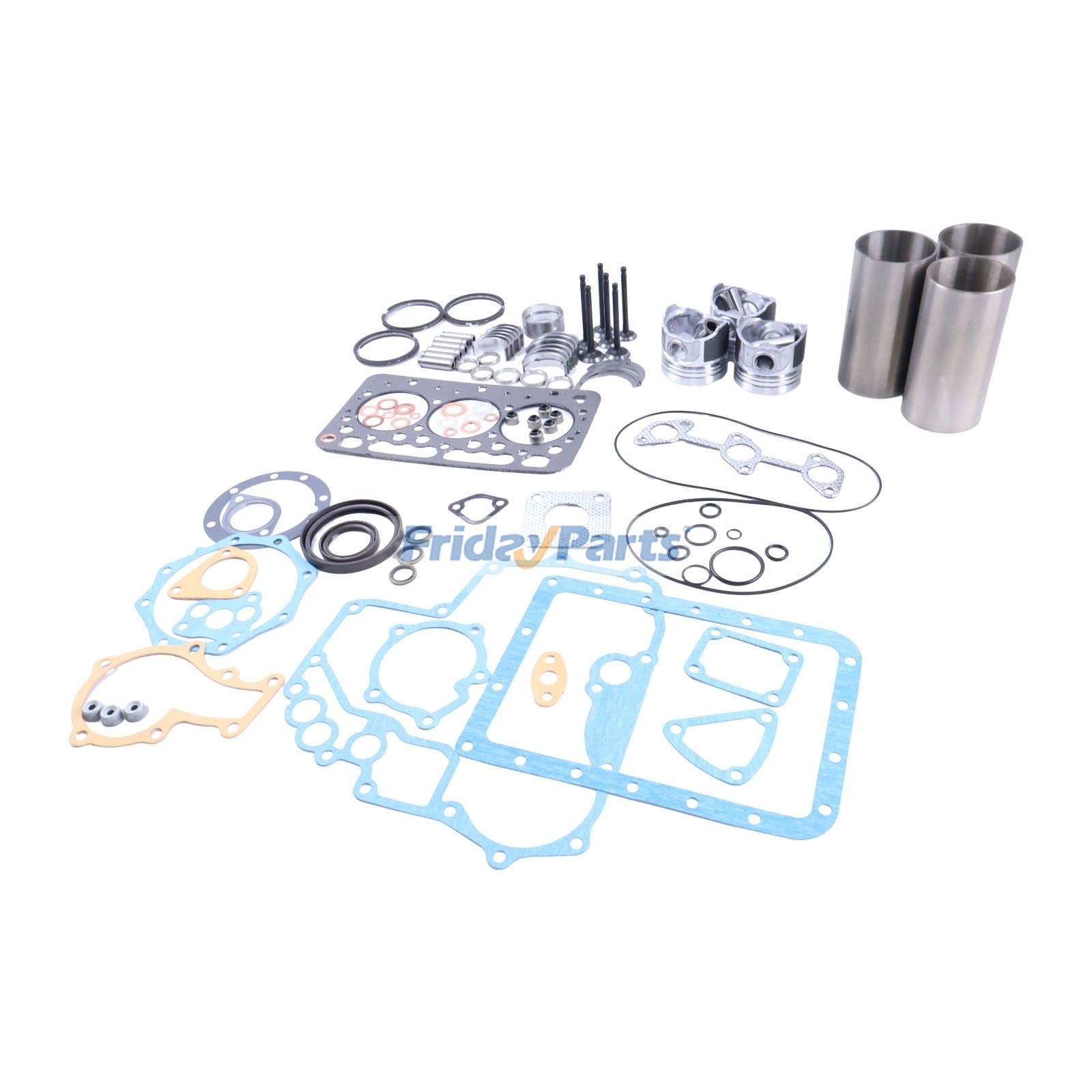 Kit de révision et de reconstruction pour moteur Kubota D600pour