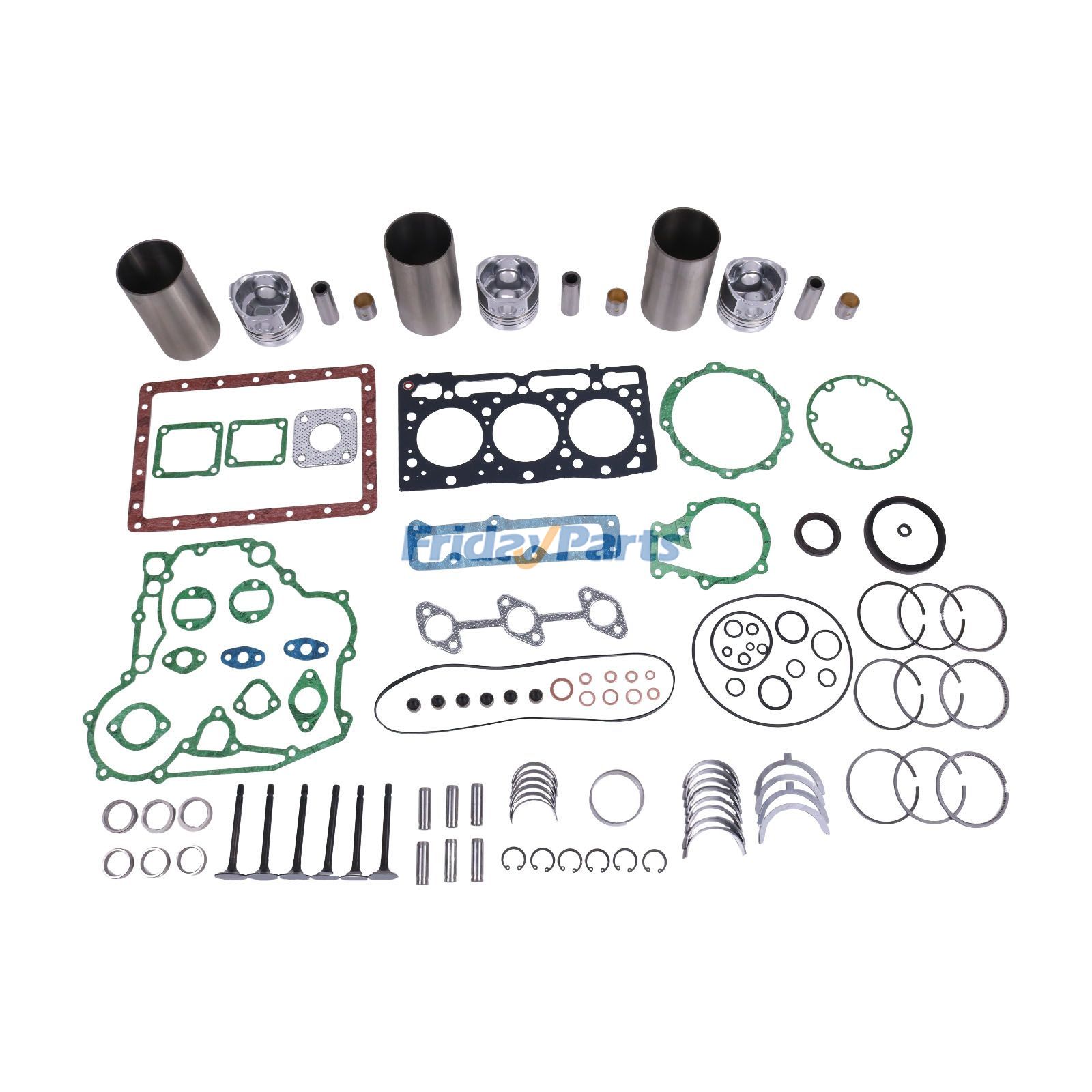 Kit de reconstrucción y reacondicionamiento para motor Kubota D905 D905E D905B D905H