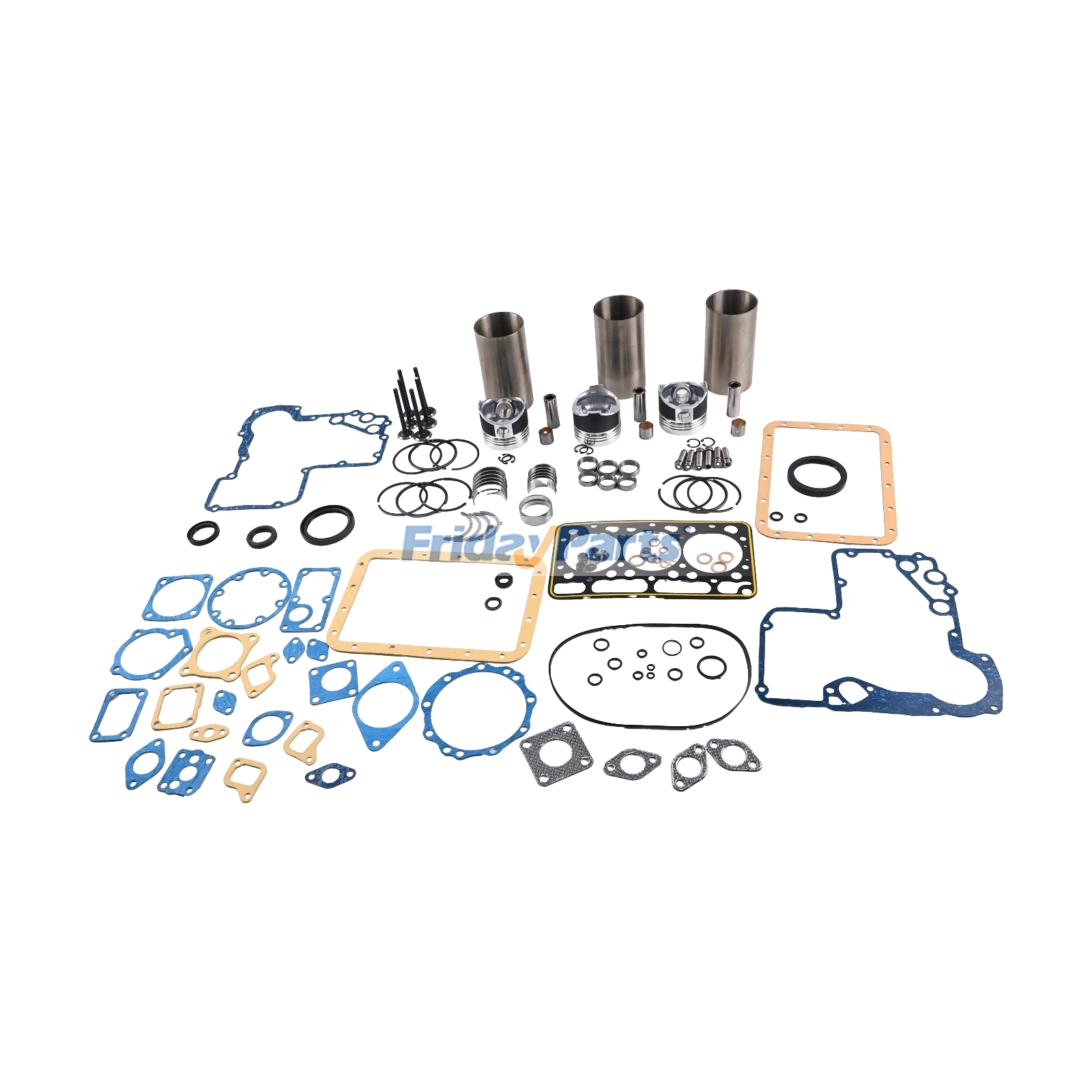 Kit de reconstrucción y reacondicionamiento para motor Kubota D950 B1550D B7200D B1750D B8200E B6200E B9200DC F2000 F2100 FZ2100