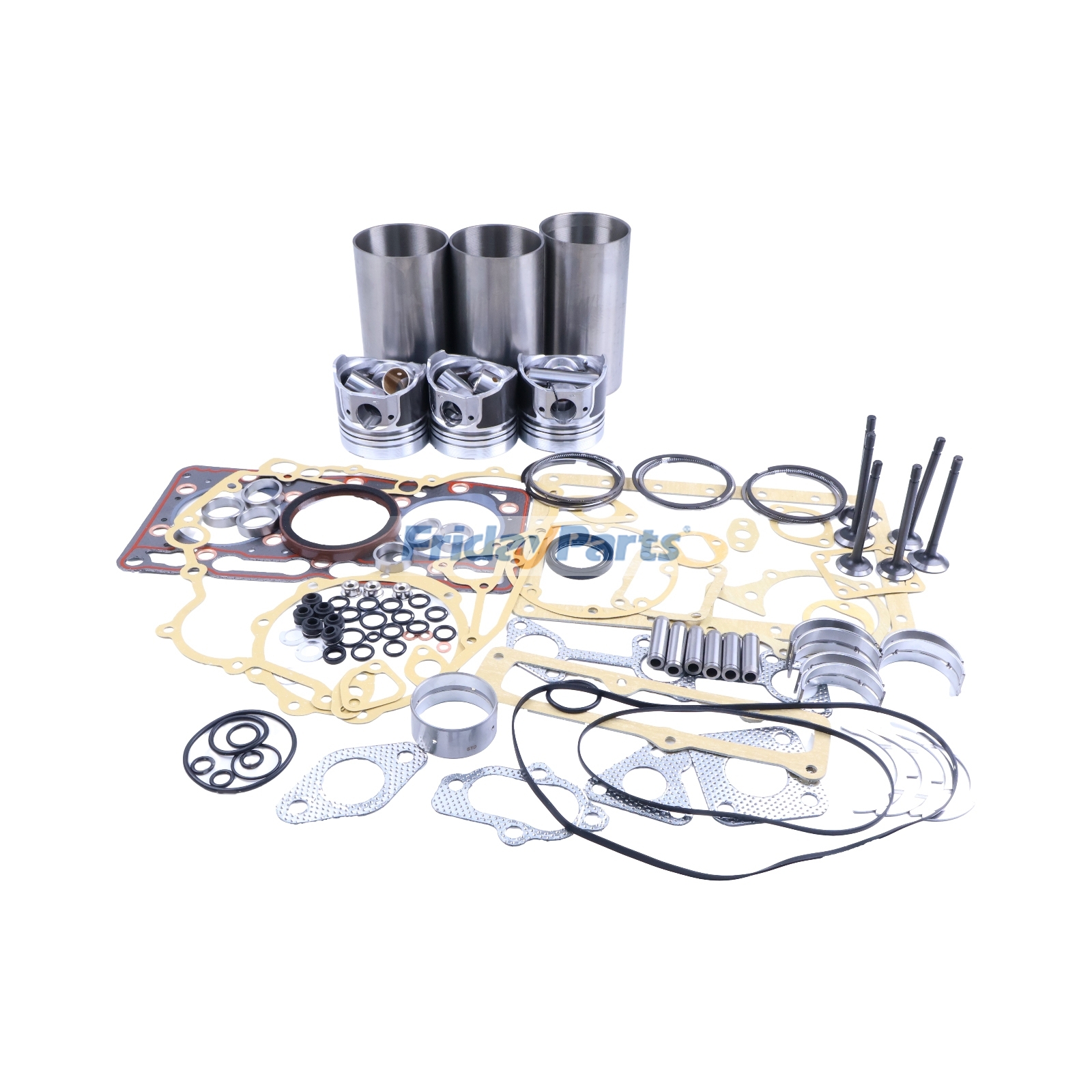 クボタエンジン D1005 ボブキャット スキッドステアローダー 463 用オーバーホール リビルドキット