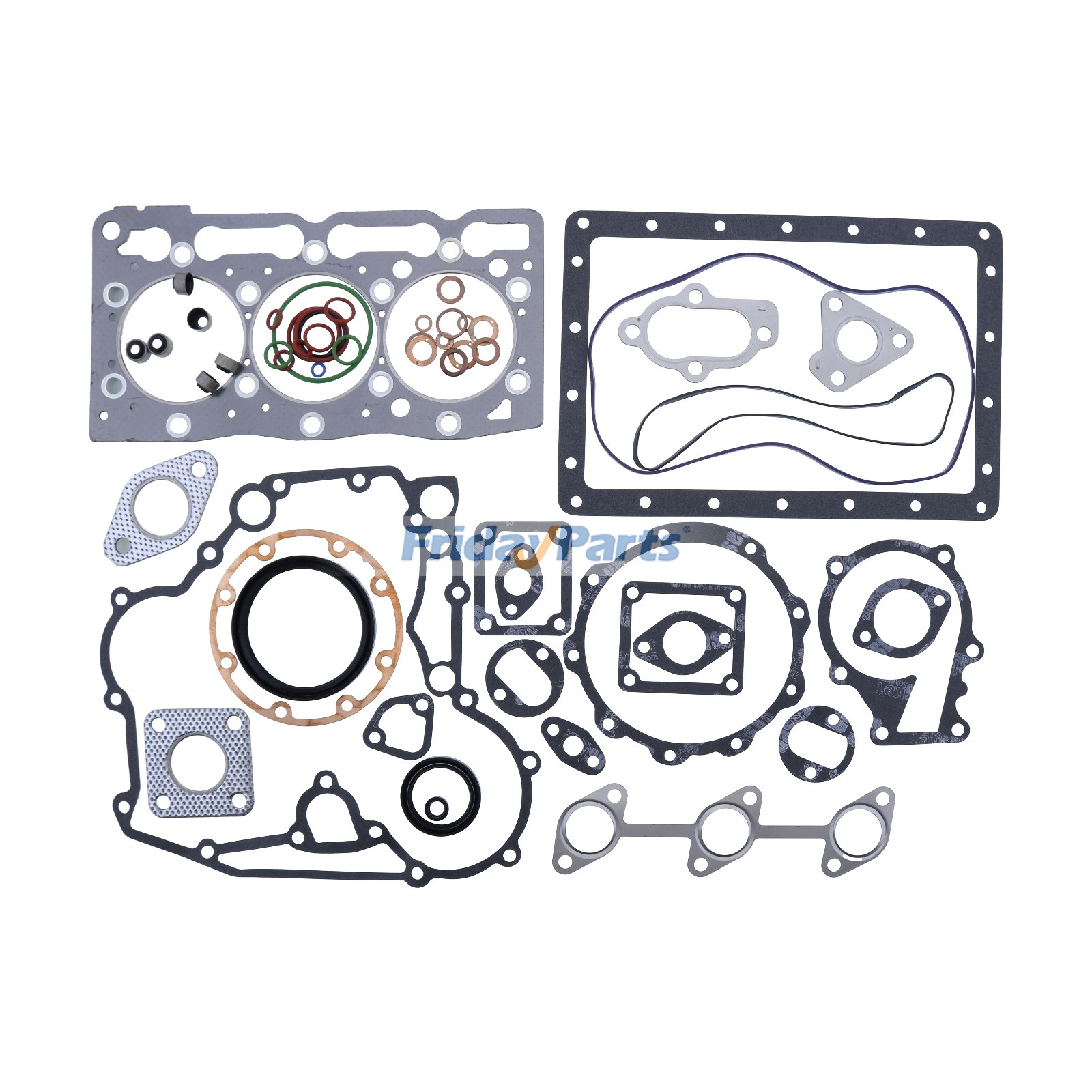 Kit de revisão e reconstrução para motor Kubota D1305 e carregadeira CASE TL100 para Motor,Carregadora 