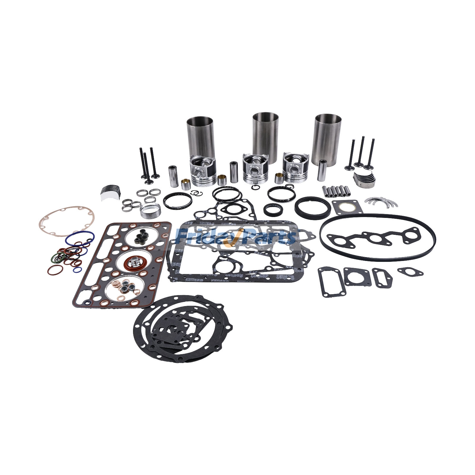 Overhaul Rebuild Kit for Kubota Engine D1403 Tractor L2250DT L2500F L2550F L2600 L2650F L2800F L2900F L2950F