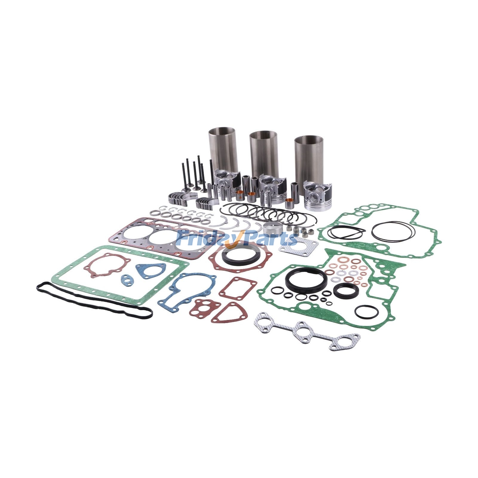 Kit de reconstrucción y reacondicionamiento para motores Kubota D722, D722E, D722E-BX, D722E-GX y D722EBH, y excavadora Takeuchi TB210R.