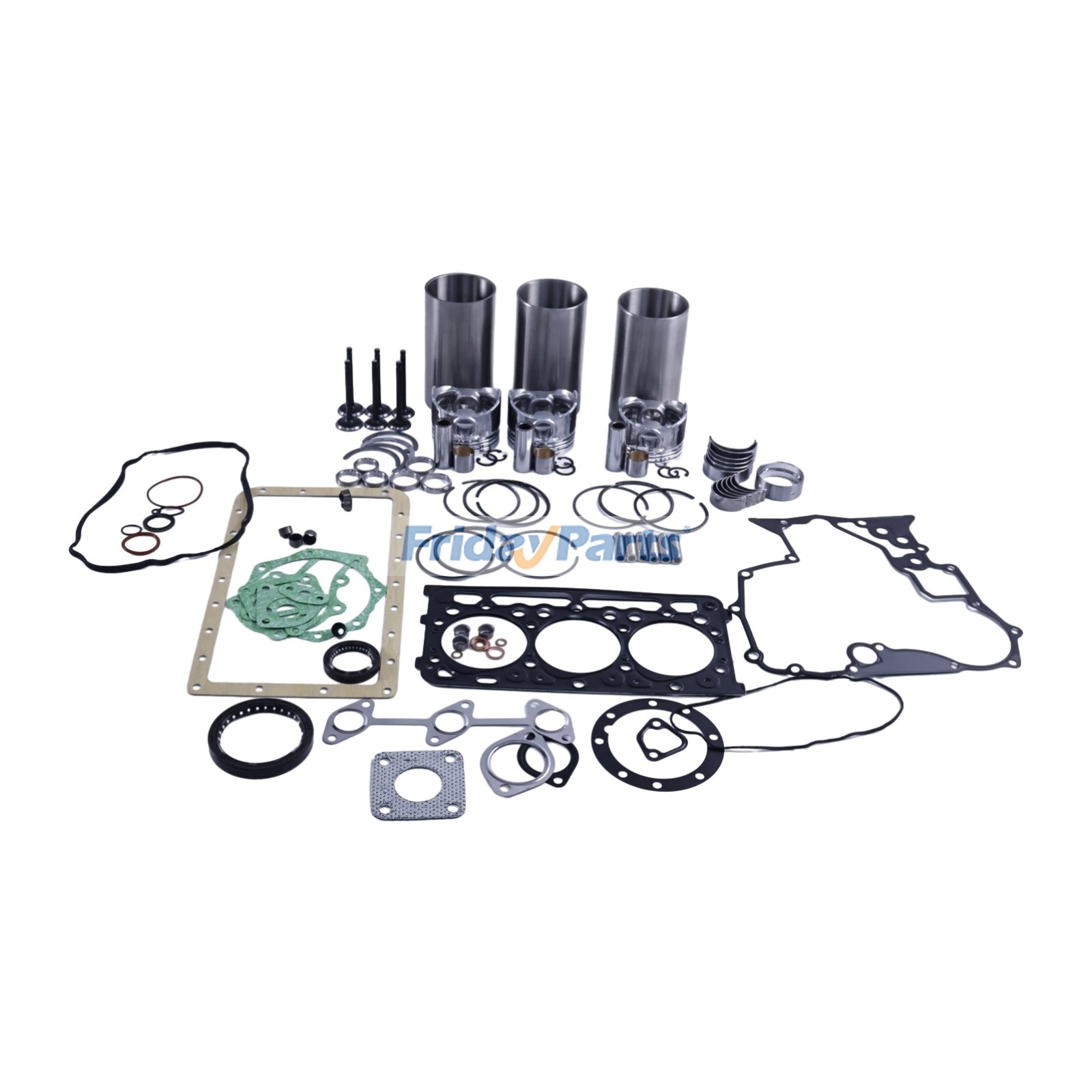 Kit de révision et de reconstruction pour moteur Kubota D902 pour tracteurs BX1880, BX2380, BX23S, BX2230D, BX2350D et BX2360