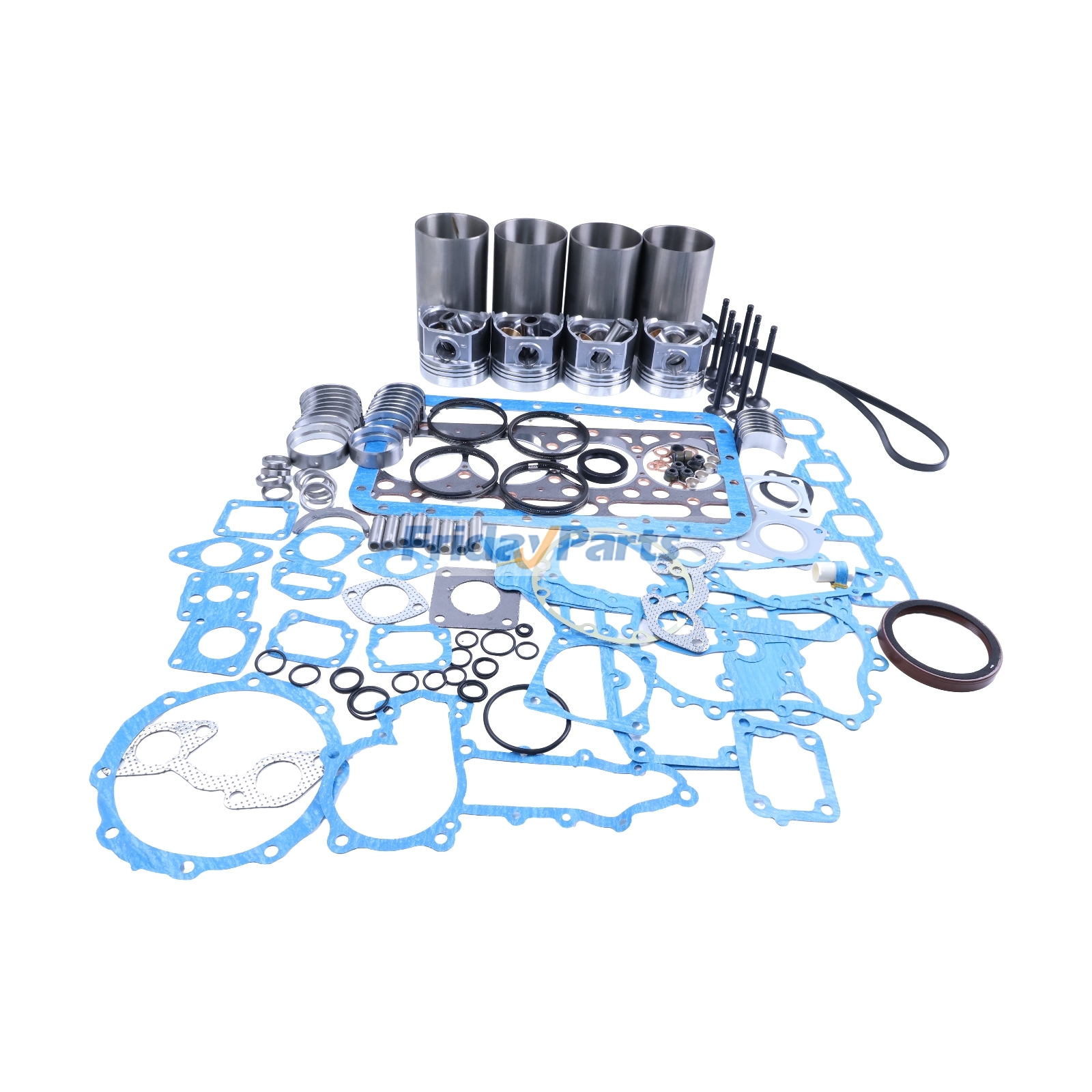 BOBCAT用,KUBOTA用用クボタエンジン V2203 ボブキャット 331 334 337 341 763H 773 7753 クボタ L4300 L4310 KX121 KX161 用オーバーホール リビルド キット