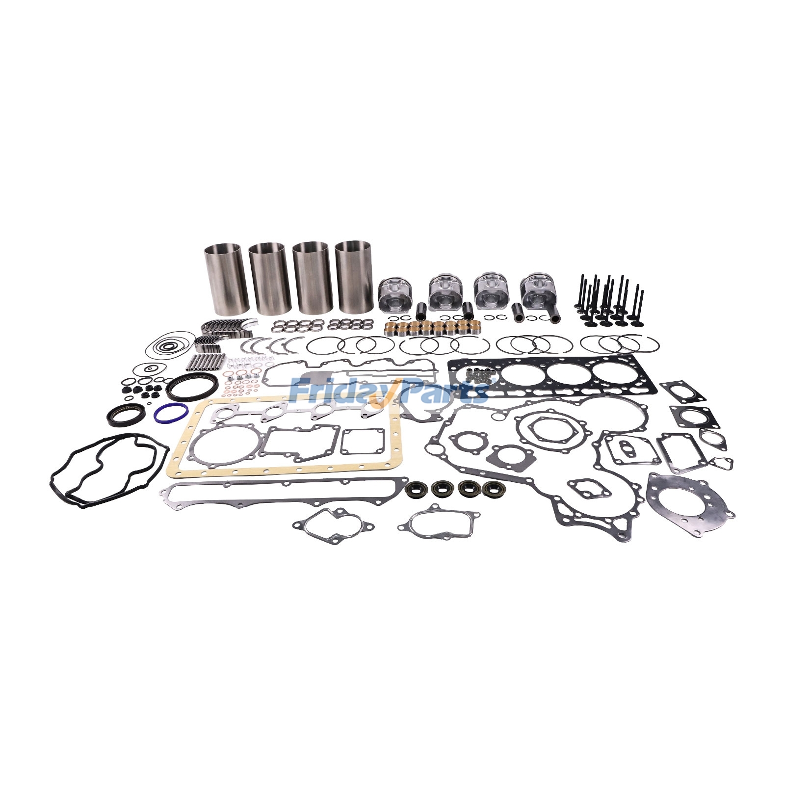Überholungssatz für Kubota-Motoren V3800-CR Traktoren M100 M108 M110 M8560 M9960 M5 M6