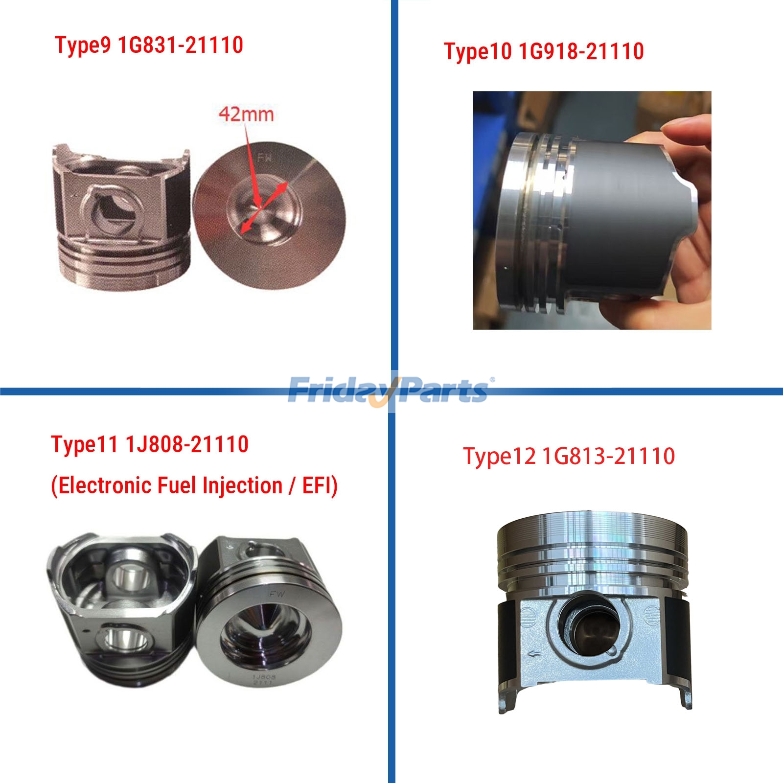 Overhaul Rebuild Kit compatible with Engine,Excavator,Loader