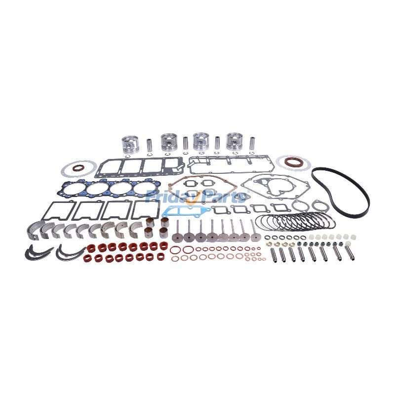 Kit de reconstrucción de revisión estándar para motor Lister Petter LPW4 