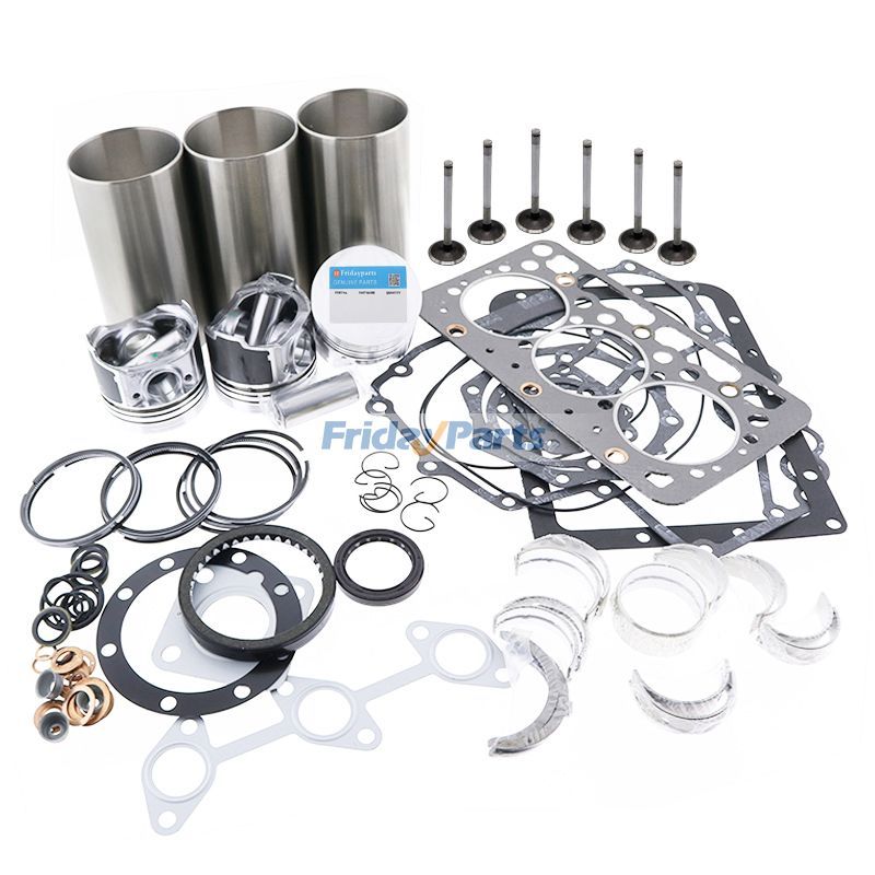 Kit de révision et de reconstruction pour moteur Mitsubishi K3C tracteur Iseki TU150 TU155 TU157 TU1600