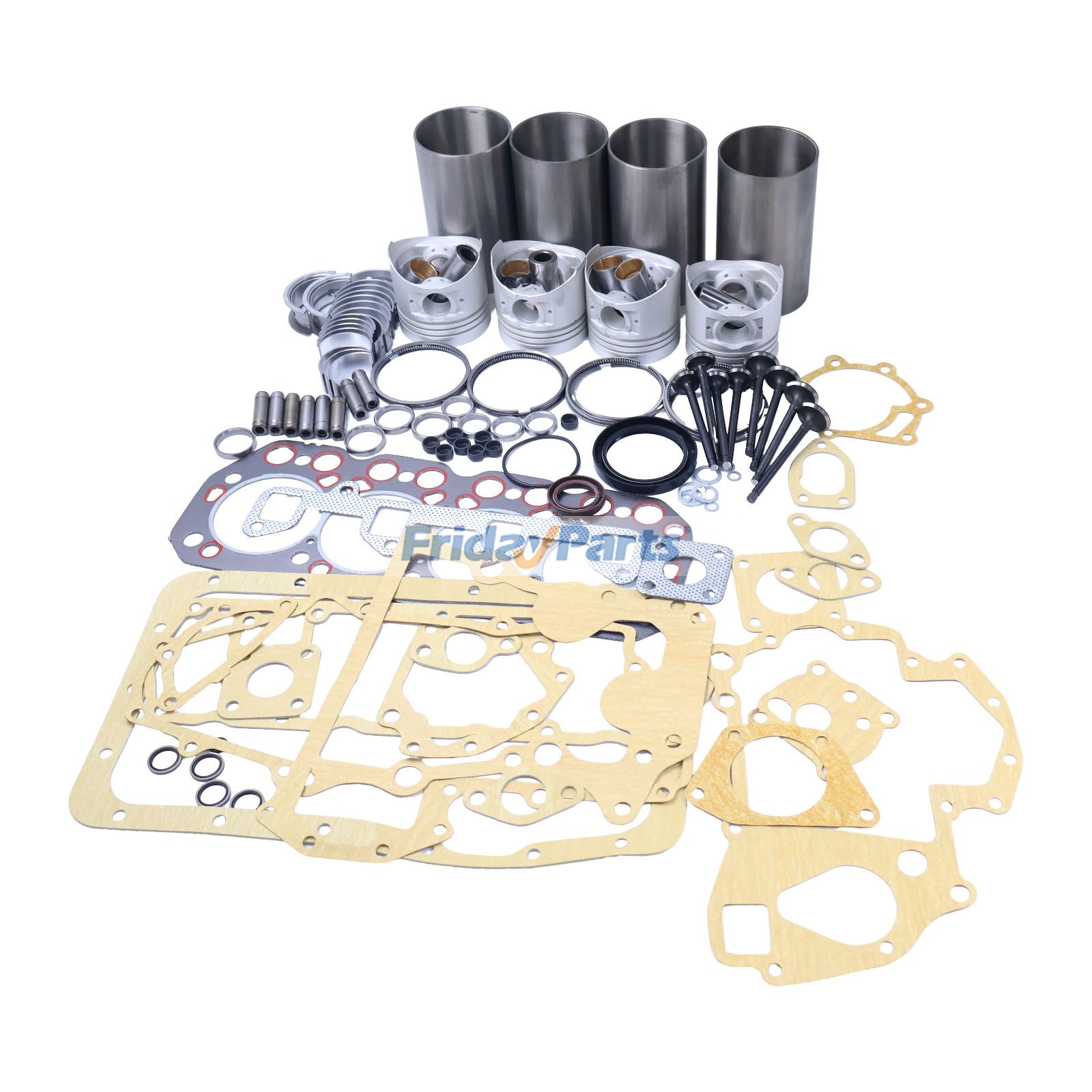 Overhaul Rebuild Kit for Mitsubishi K4N Engine Caterpillar CAT CX45 EC45 H45 Excavator