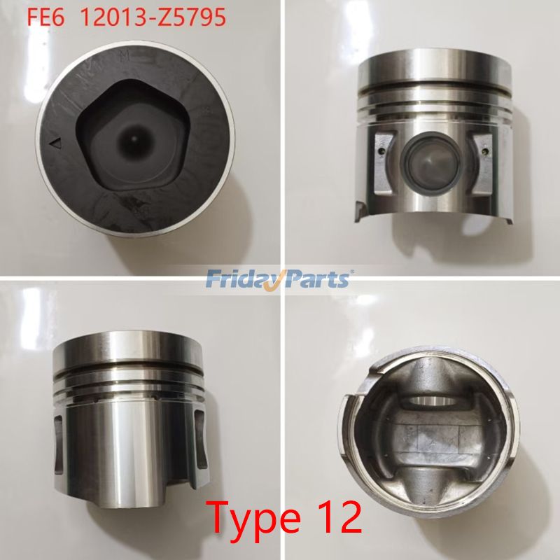 Kit de reconstrucción y reacondicionamiento para motor Nissan FE6 FE6T FE6-TA FE6TA para Motor