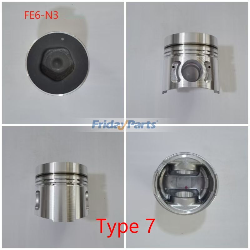 Repuesto Kit de reconstrucción y reacondicionamiento para motor Nissan FE6 FE6T FE6-TA FE6TA compatible con Motor Para Nissan FridayParts