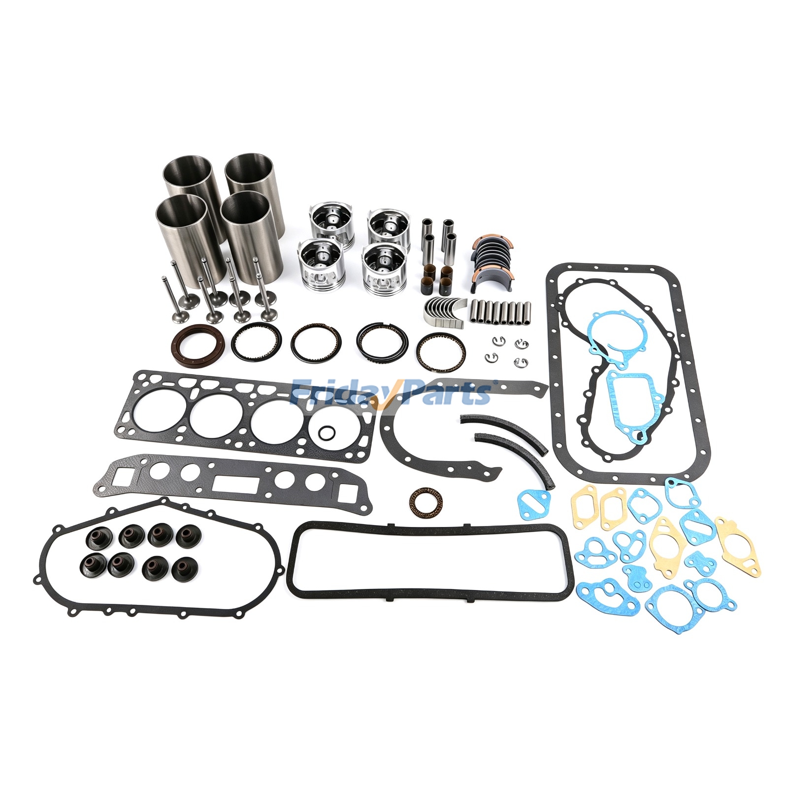 Overhaul Rebuild Kit for Nissan H20 H20-1 H20-2 H20-II Engine Komatsu FG25T-12 TCM FG25N5T Forklift