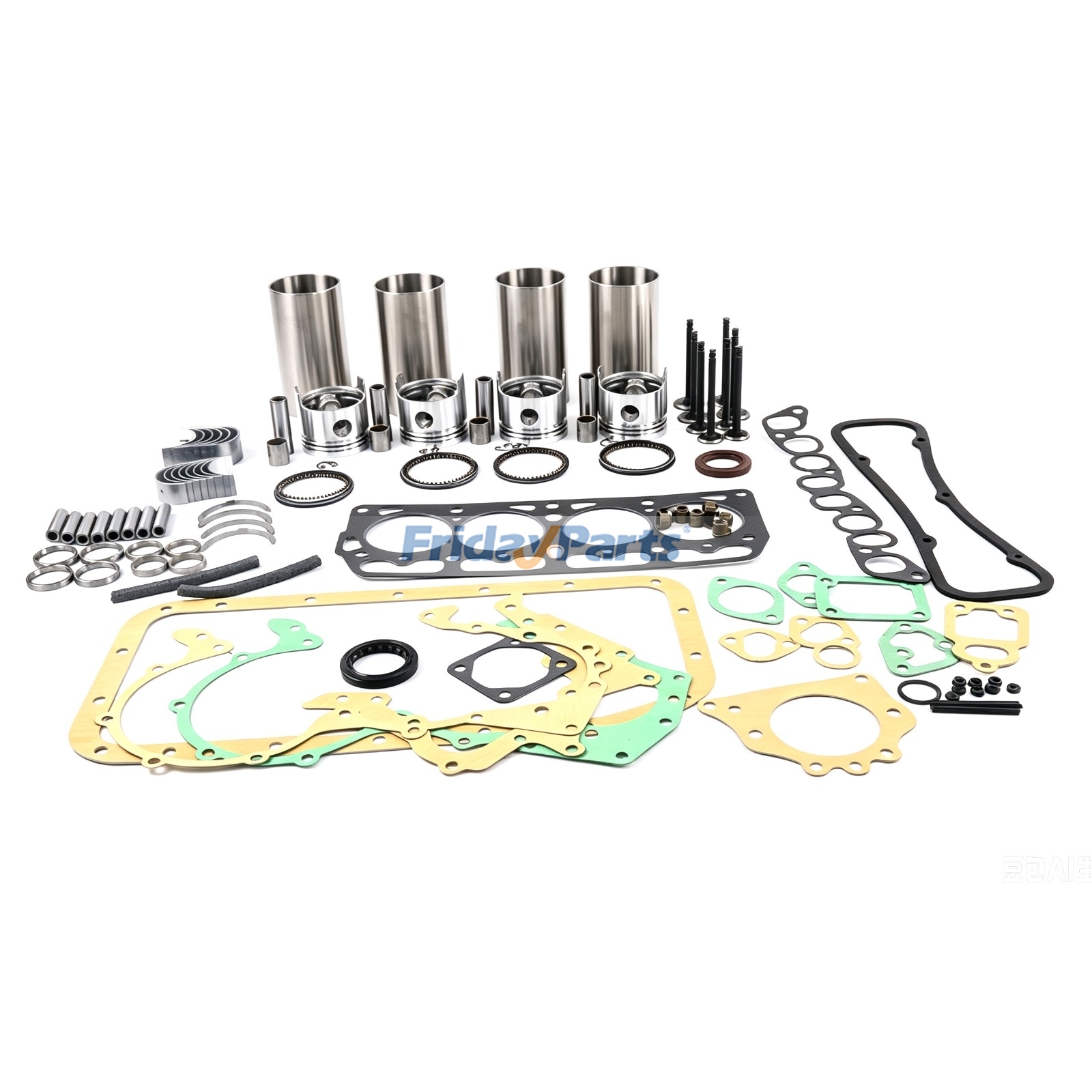 Kit de révision et de reconstruction pour moteur Toyota 4P chariot élévateur 5FG10 5FG20 5FG30 FG-20 FG-15 02-2FG25 2FGL-7 2FGL-9