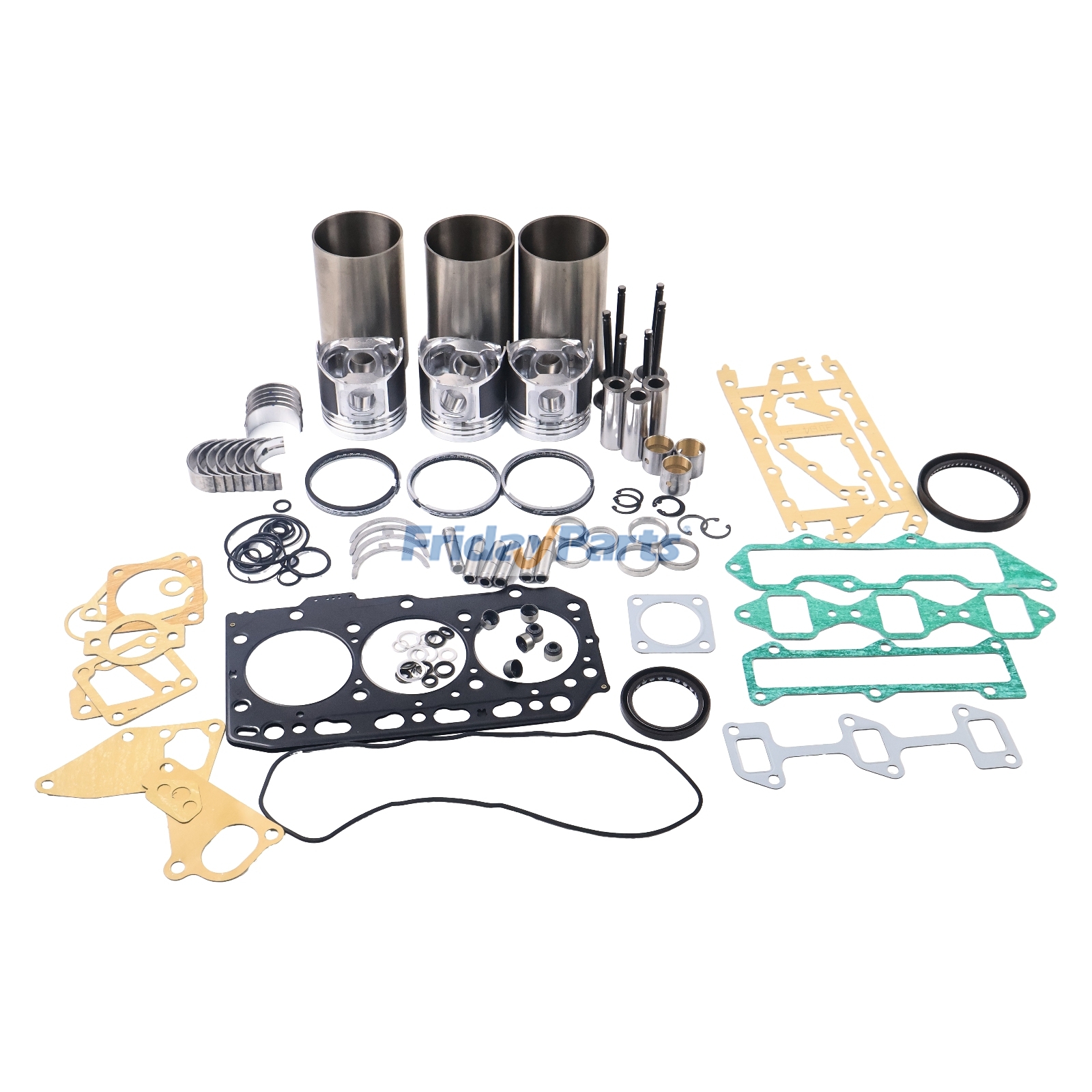 Overhaul Rebuild Kit for Yanmar 3TNE84 John Deere 3015 Engine 790 4300 4310 3225B 3235B 4475