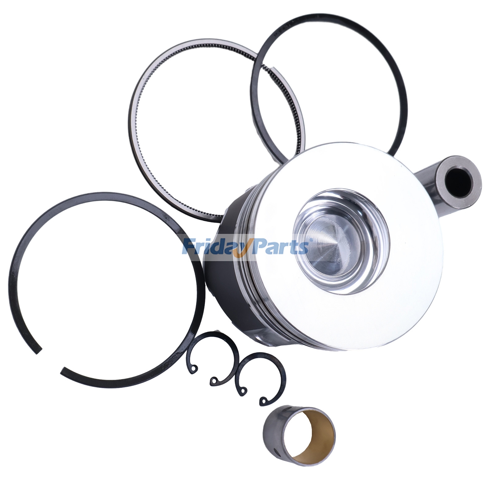 Kit de reconstrucción y reacondicionamiento para motor Yanmar 3TNV82 3TNV82A 3TNV82A-QTB1 Excavadora VIO30 VIO27 B3 Tractor EG224 de FridayParts