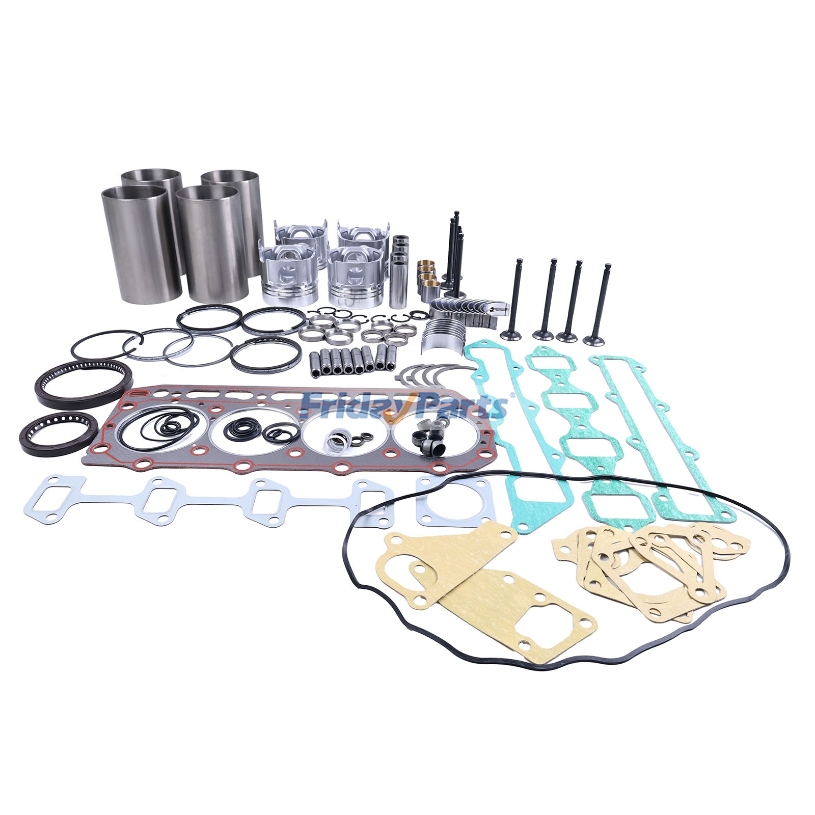 Kit de revisão e reconstrução para escavadeira Komatsu Engine 4D84-2 PC40-7 PC45-1 PC50UU-2