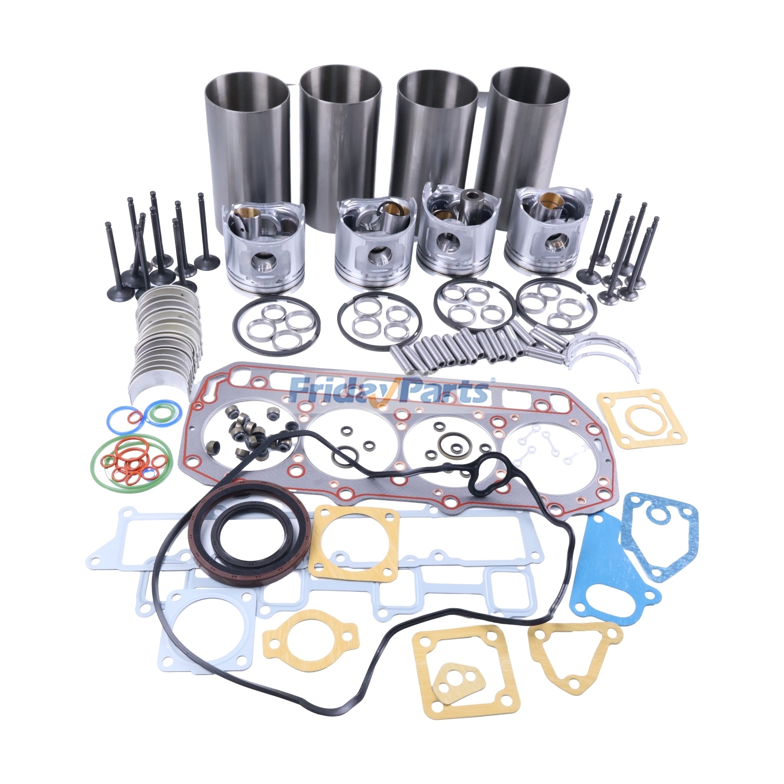 Overhaul Rebuild Kit 4TNV98 4TNV98T Komatsu compatible with Engine,Excavator,Forklift,Loader