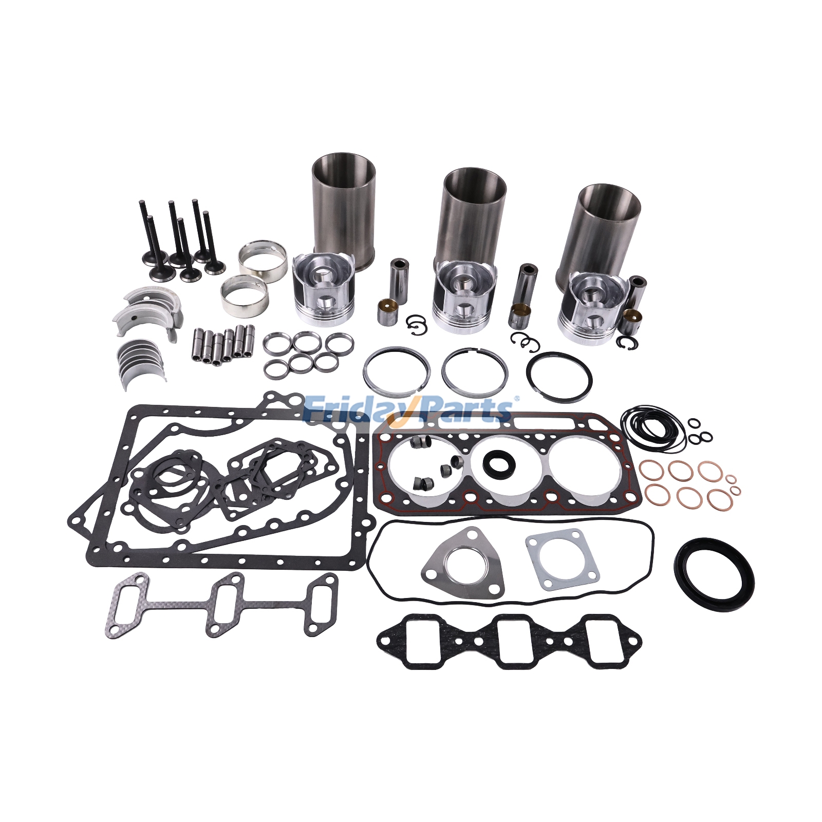 Overhaul Rebuild Kit for Yanmar Engine 3T84HL-BS 3T84HLE-TBS 3T84HTL-BS 3T84HTLE-TB