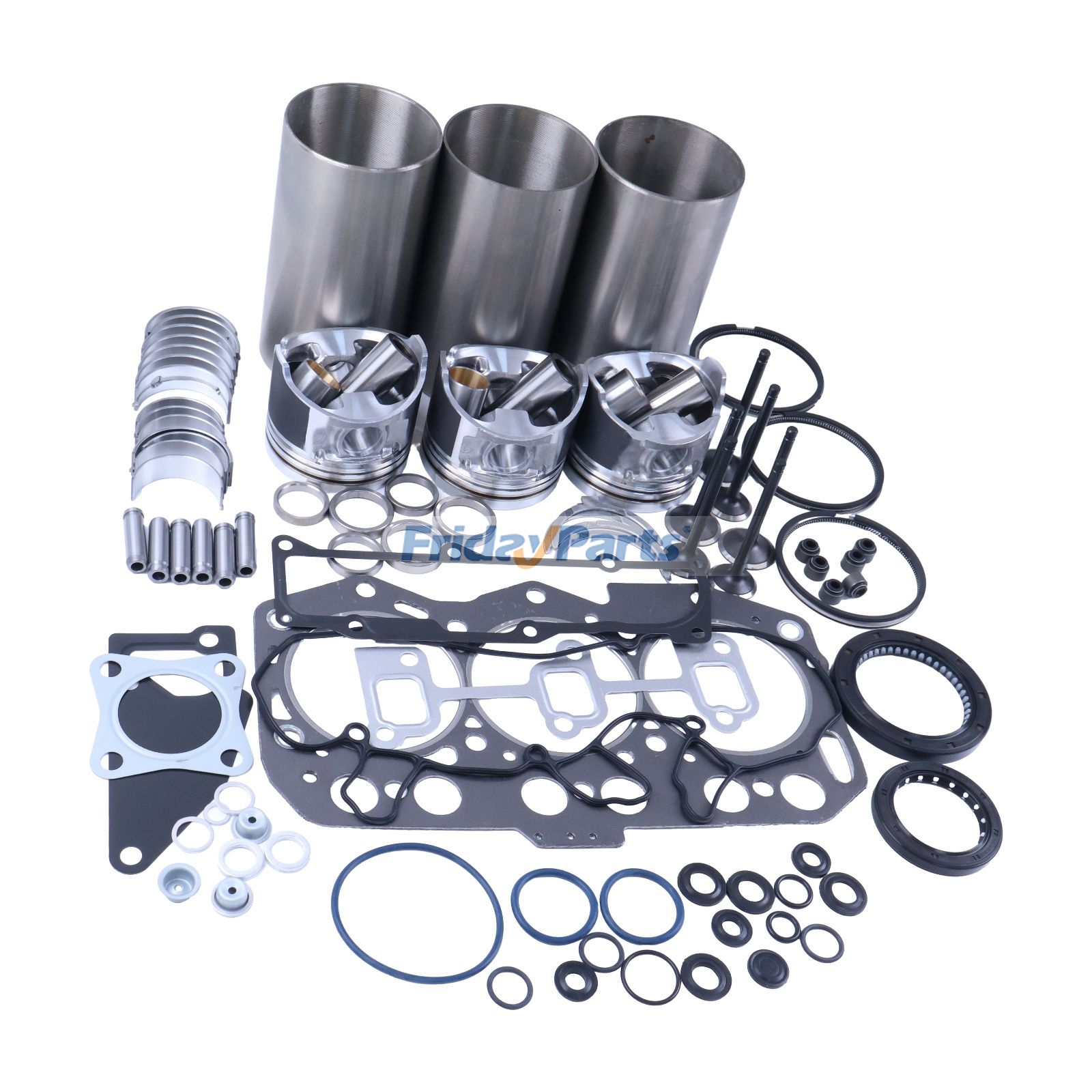 Kit de reconstrucción y reacondicionamiento para motor Yanmar 3TNV80 3TNV80F 