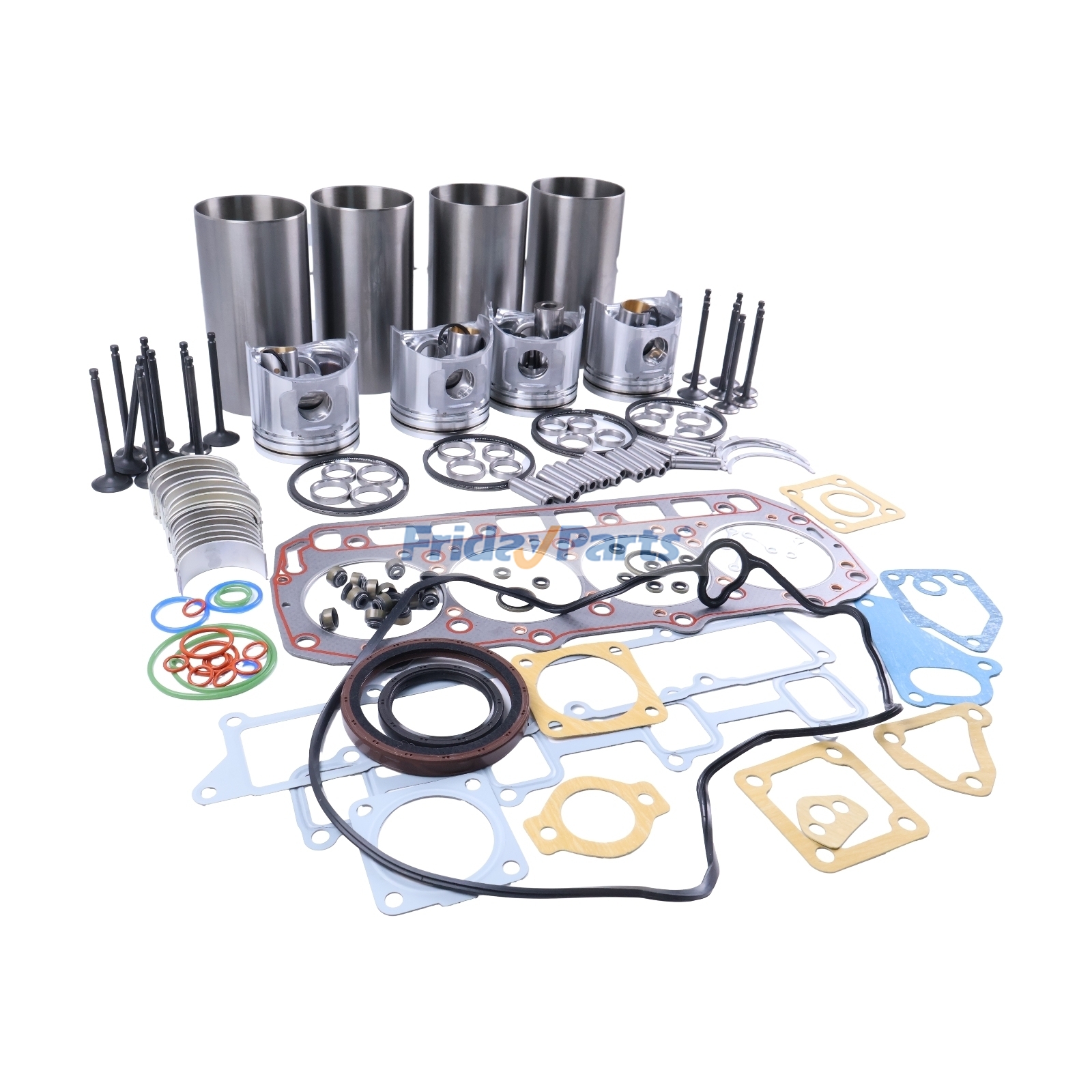 Overhaul Rebuild Kit 4TNV98 4TNV98T Doosan Daewoo compatible with Engine,Excavator,Forklift