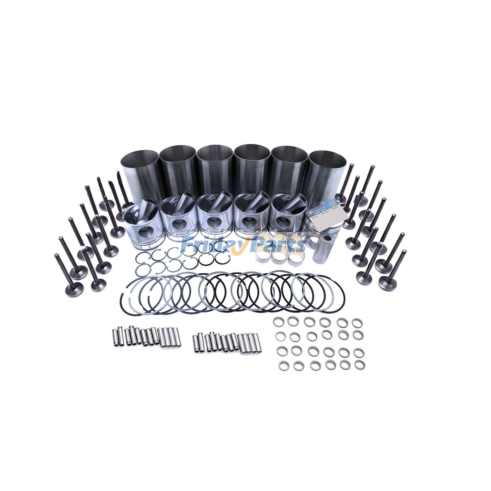 Overhaul Rebuild Kit ME305671 for Mitsubishi Engine 6M60 Kato Excavator HD1430-5